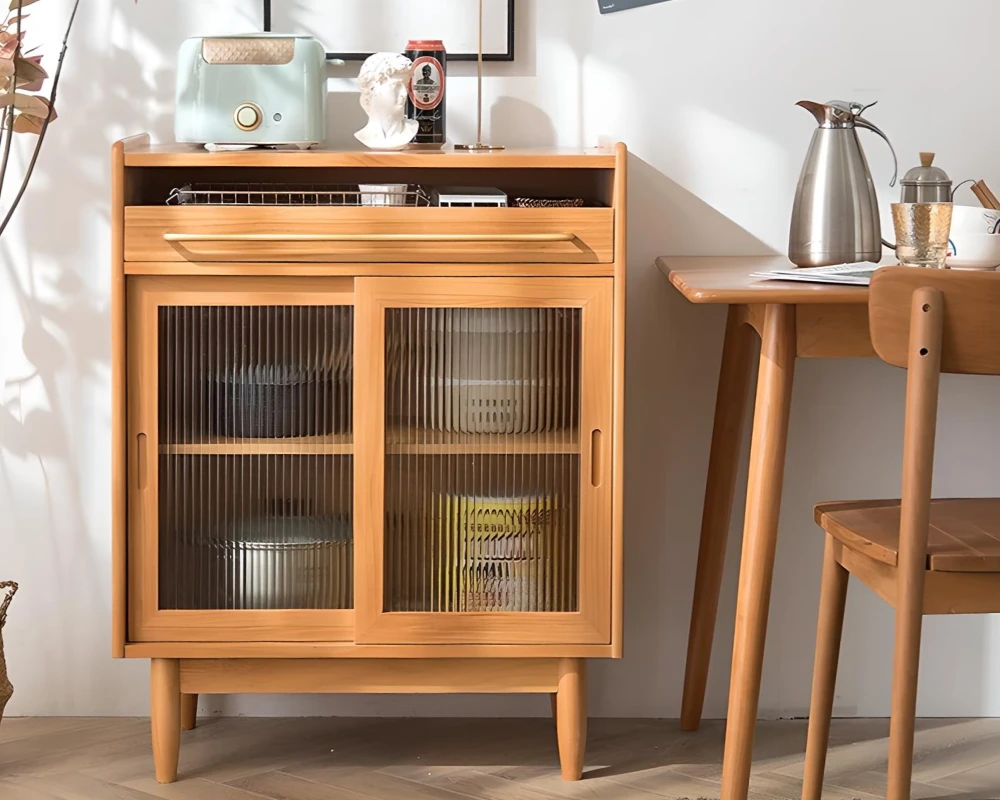 sideboard buffet cabinet glass doors