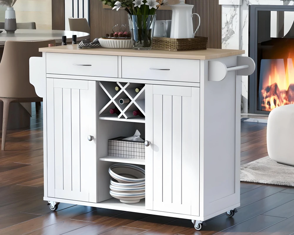 rolling cart kitchen island